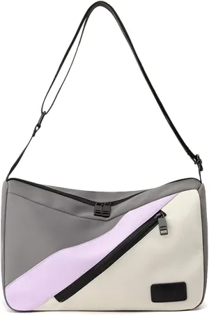 Nylon Crossbody Bag for Women - Waterproof Shoulder Bag with Multi Pockets and Top Handle