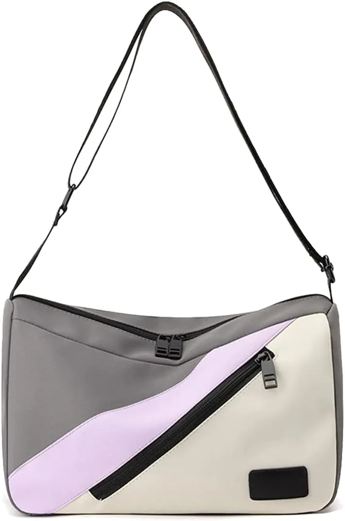 Nylon Crossbody Bag for Women - Waterproof Shoulder Bag with Multi Pockets and Top Handle
