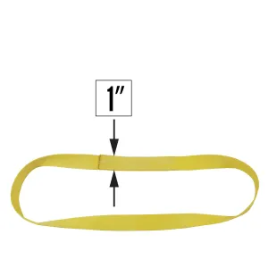 Nylon Lifting Sling - Endless - 1" x  6' - 4-ply