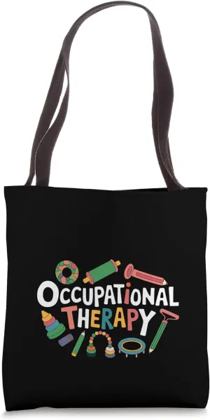 Occupational Therapy Month Appreciation Sensory Toys Student Tote Bag