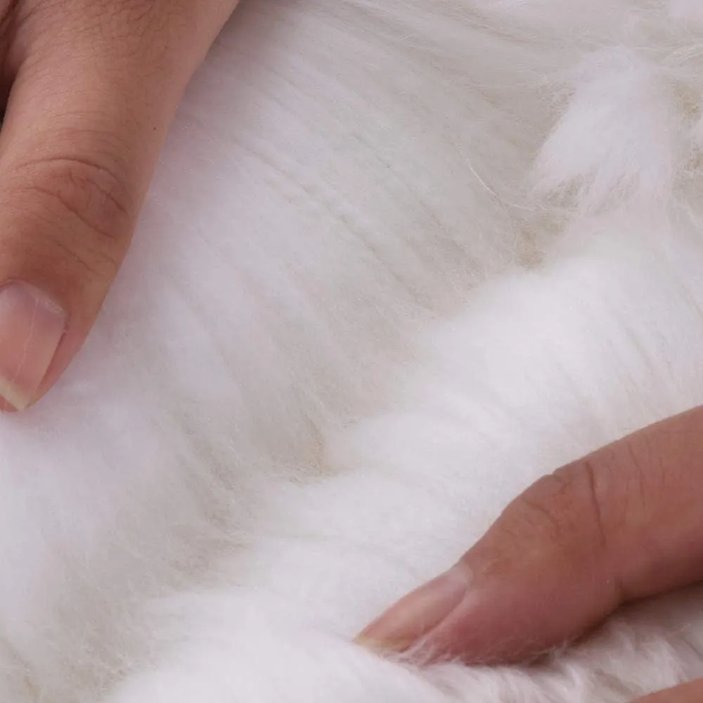 Orange Premium Genuine Sheepskin Rug, Genuine Sheepskin Natural Lambskin Shaggy Fur Area Rug for Kids Bedroom Sofa Chair Seat Cover Pets Dogs Mat Single Pelt/2FT*3FT