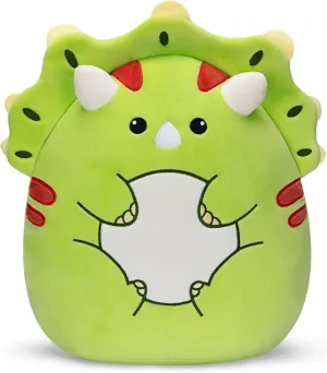 Original 14-Inch Large Triceratops Dinosaur Plush Pillow Stuffed Animal Toy,Big Size Cute Soft Fat Toys Kawaii Cuddle Plushie,Gift for Kids