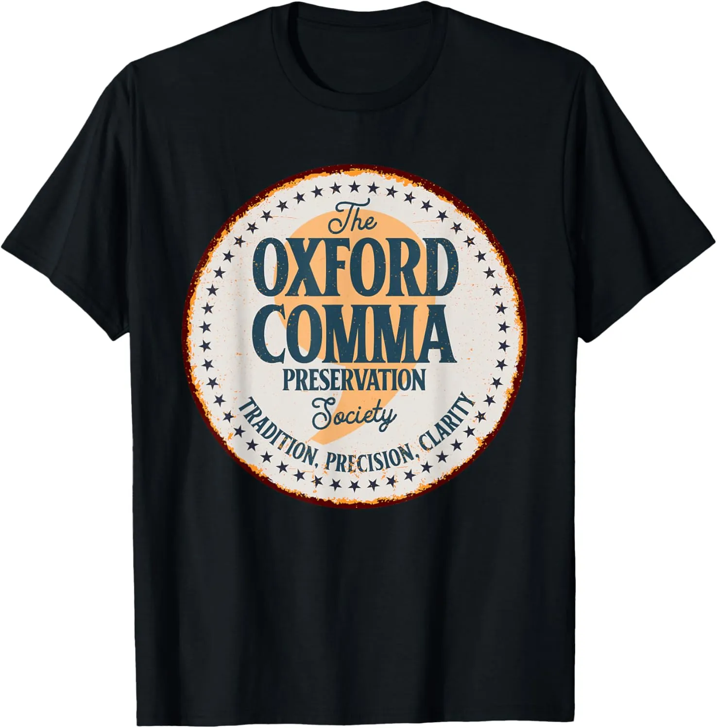 Oxford Comma Preservation Society Oxford Team T-Shirt