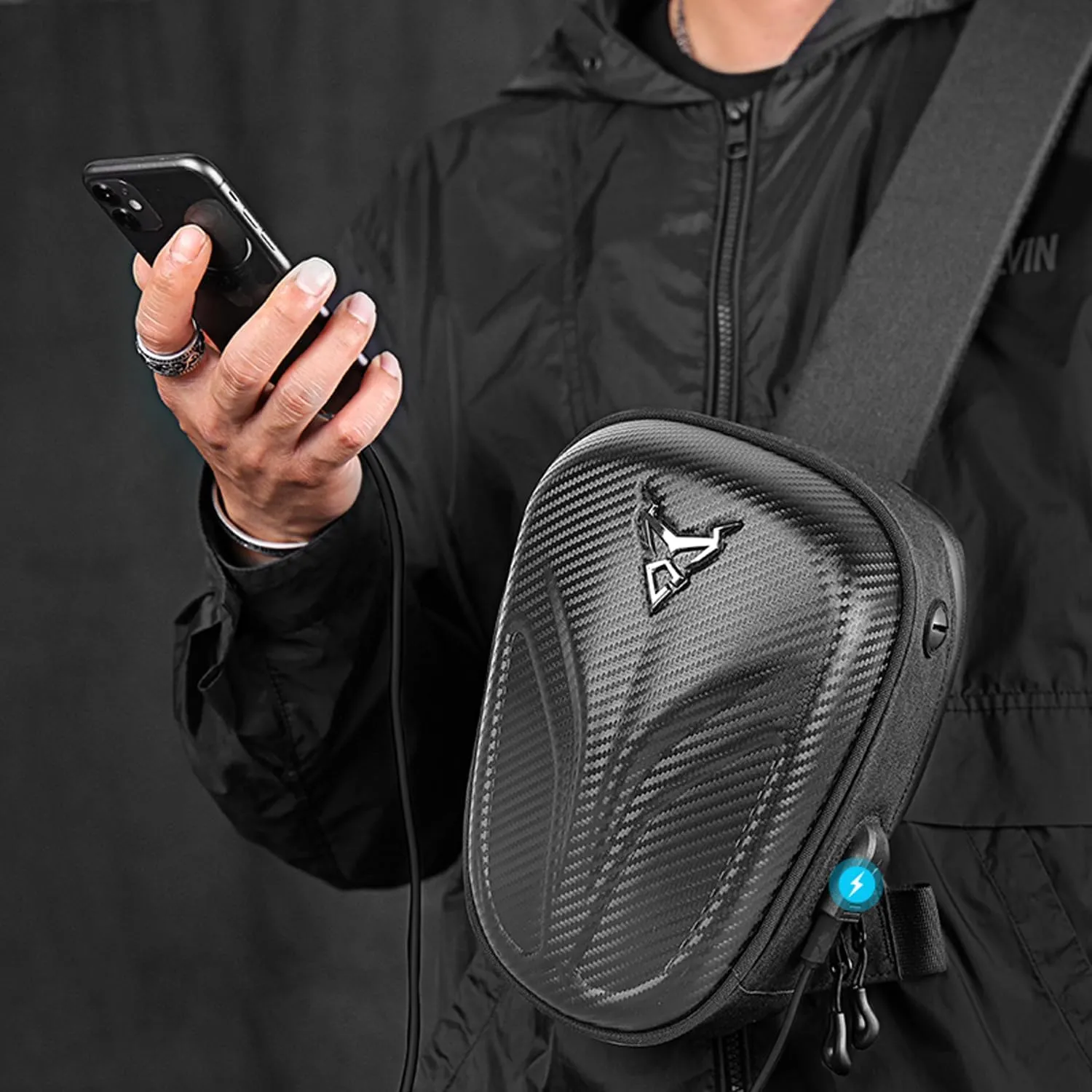 Oxford Sling Bag Backpack Crossbody Chest Pack for Men Women