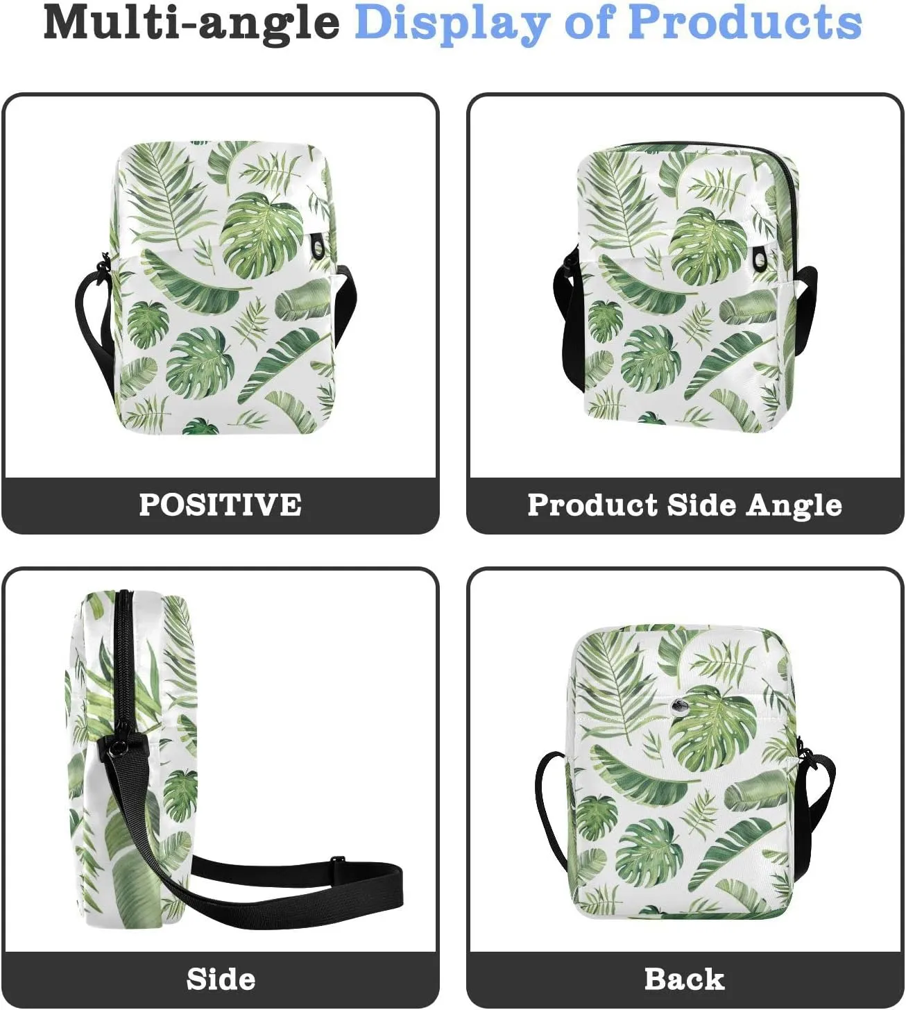 Oyihfvs Messenger Bag, Men's Crossbody Bag, Women's Crossbody Bag with Adjustable Strap