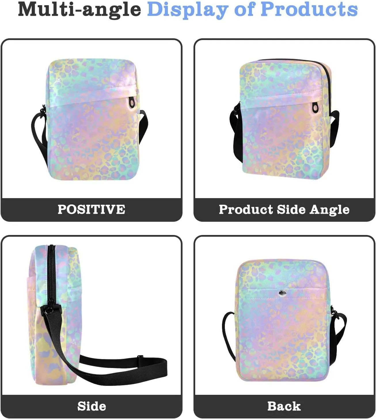 Oyihfvs Messenger Bag, Men's Crossbody Bag, Women's Crossbody Bag with Adjustable Strap