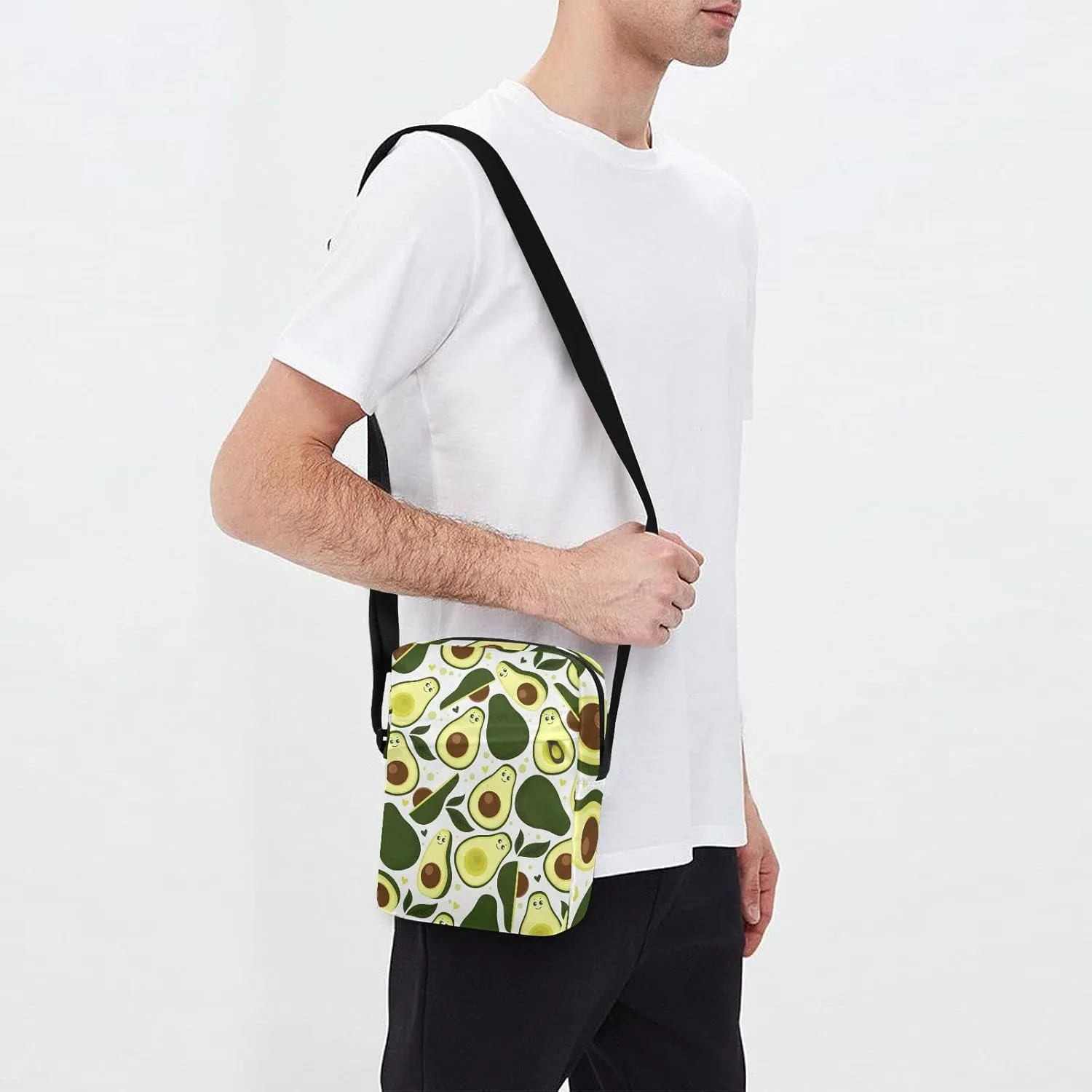 Oyihfvs Messenger Bag, Men's Crossbody Bag, Women's Crossbody Bag with Adjustable Strap