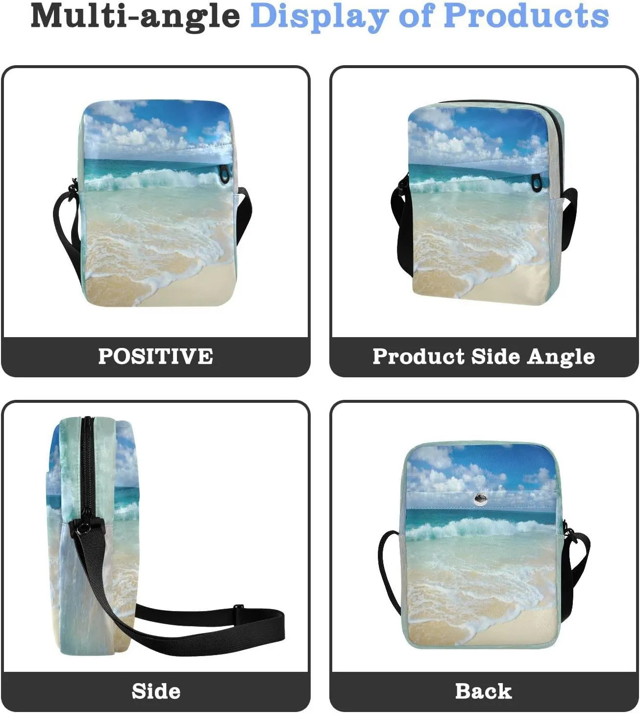 Oyihfvs Messenger Bag, Men's Crossbody Bag, Women's Crossbody Bag with Adjustable Strap