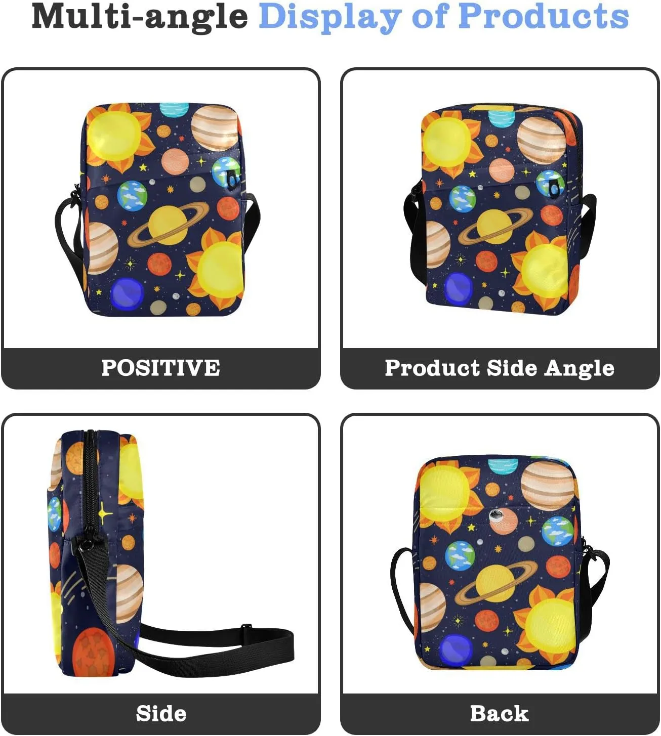 Oyihfvs Messenger Bag, Men's Crossbody Bag, Women's Crossbody Bag with Adjustable Strap