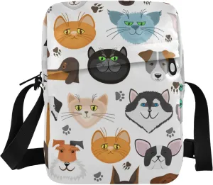Oyihfvs Messenger Bag, Men's Crossbody Bag, Women's Crossbody Bag with Adjustable Strap
