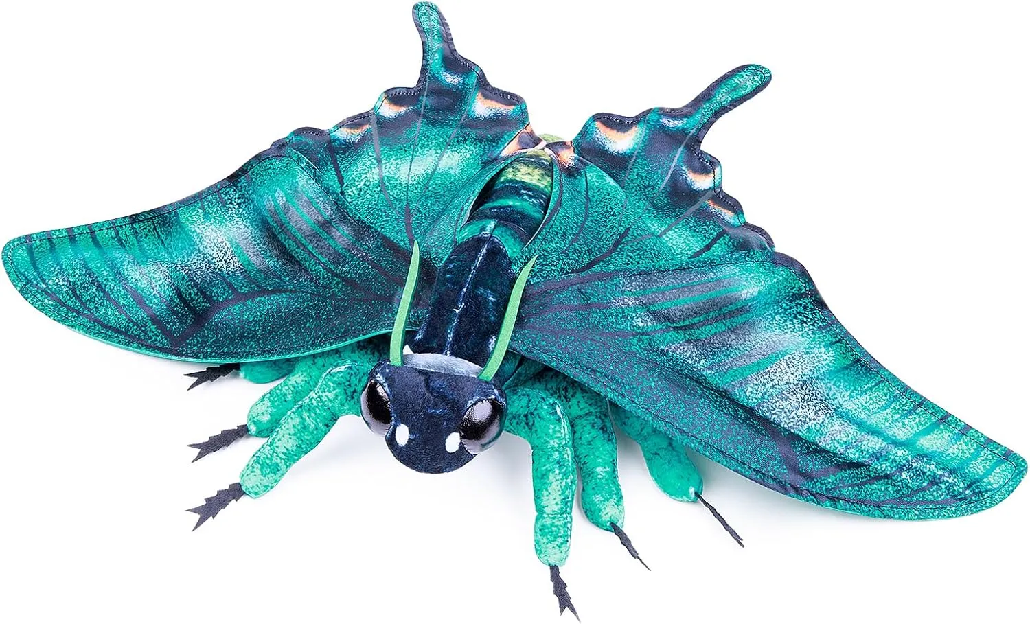 Papilio Maackii Butterfly Plush Toy, Lifelike Papilio Maackii Butterfly Stuffed Animals 11in, Realistic Soft Big Butterfly Plushie Model Toy, Unique Plush Gift Collection for Kids