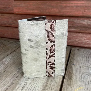 Passport Cover - Silver Acid w/ Ivory Tool
