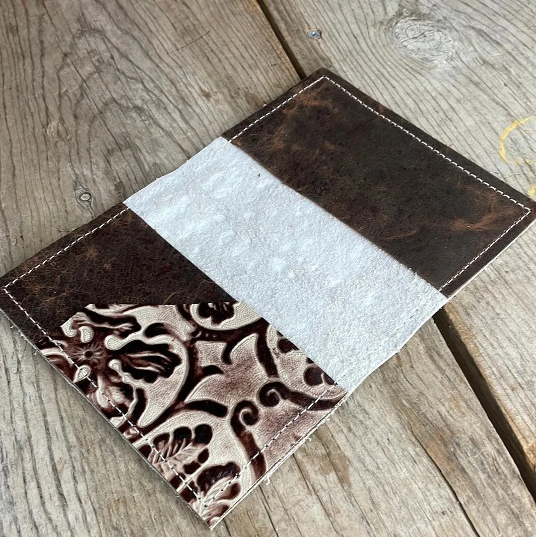 Passport Cover - Silver Acid w/ Ivory Tool