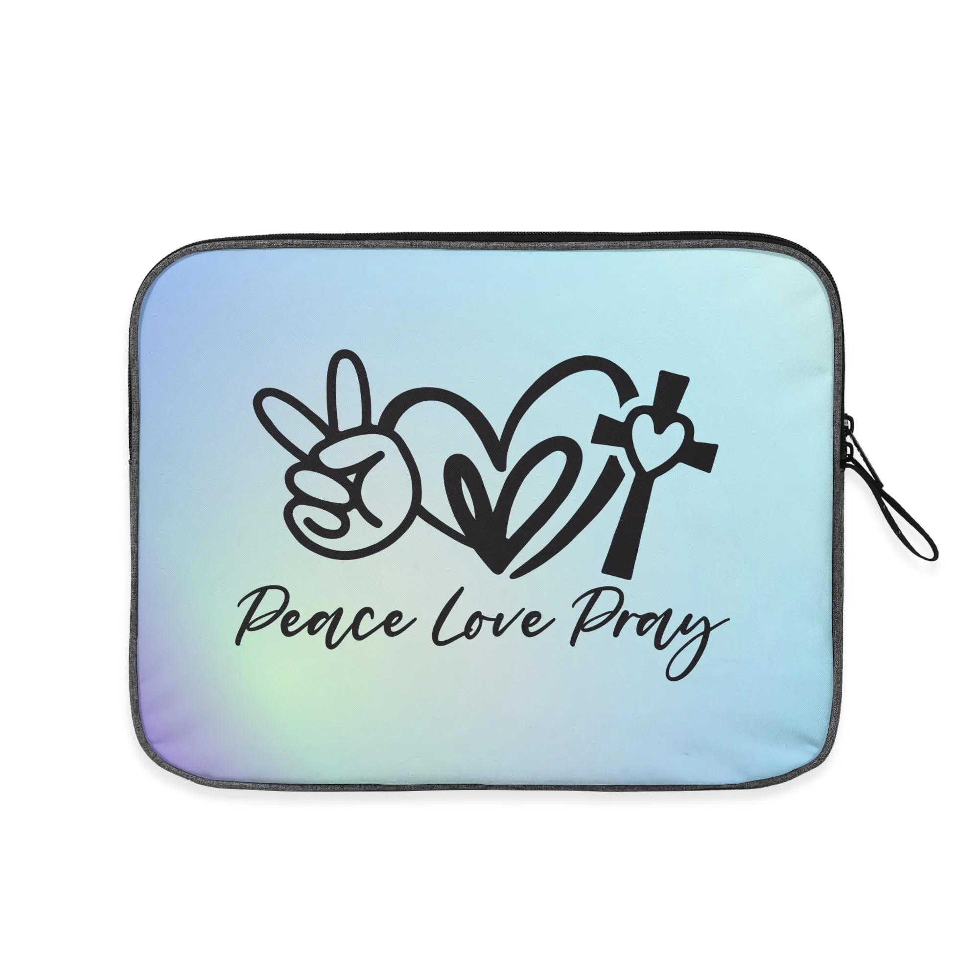 Peace Love Pray Laptop/Tablet Sleeve/Bag (13 inch/14 inch)