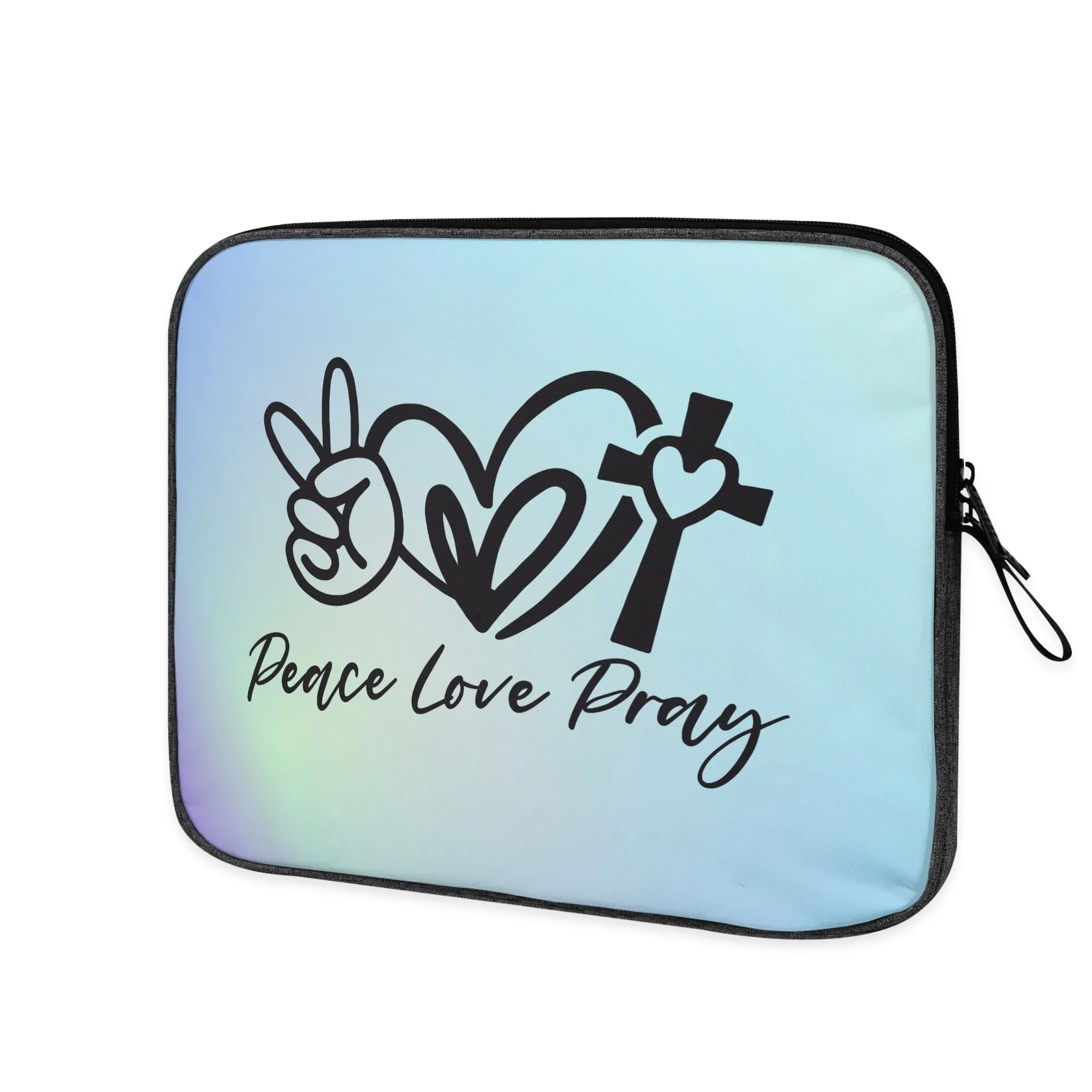 Peace Love Pray Laptop/Tablet Sleeve/Bag (13 inch/14 inch)