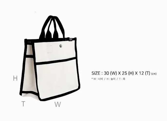 Penny Canvas tote bag, white. Limited edition!