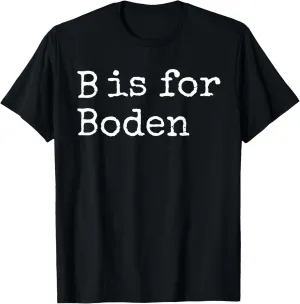 Personalized B is for Boden Name Student Kindergarten T-Shirt