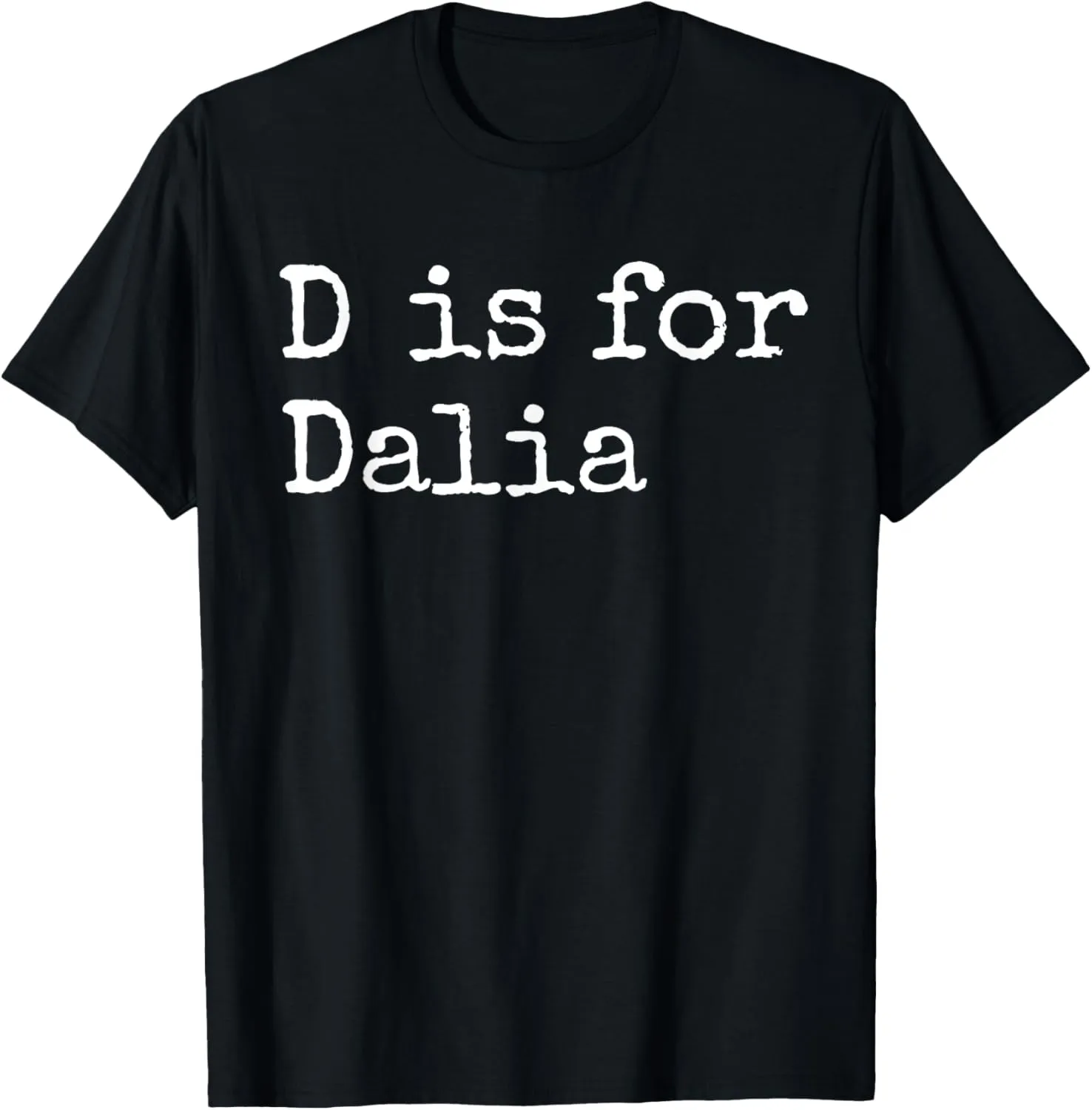 Personalized D is for Dalia Name Student Kindergarten Girl T-Shirt