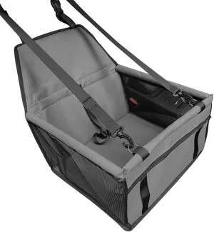 Pet Car Seat for Peugeot 508 SW II/508 SW I 8E Wagon Estate 2010-2021 2022 2023 2024 2025 Dog Car Seat with Leash Portable Dog Bed for Car Washable Foldable Car Pet Bag,Dark Grey