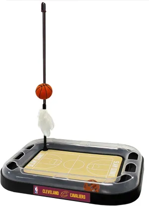 Pets First Cleveland Cavaliers Basketball Cat Scratcher Toy