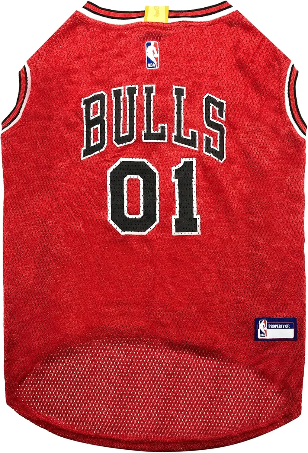 Pets First NBA CHICAGO BULLS DOG Jersey, X-Small - Tank Top Basketball Pet Jersey