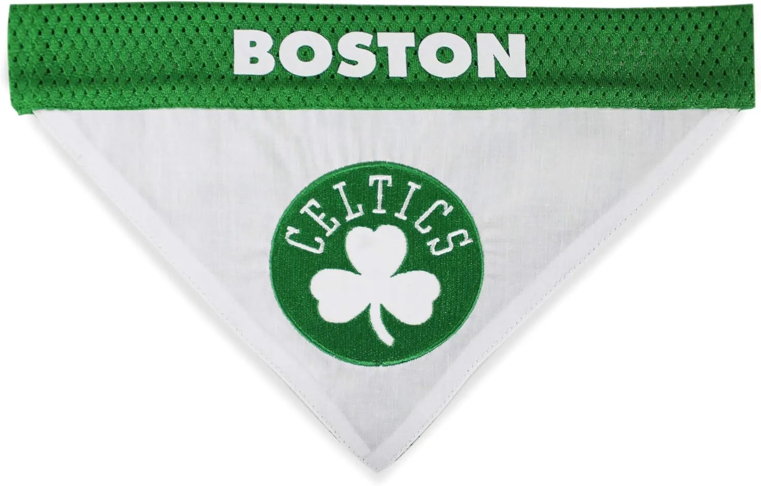Pets First NBA Dog Bandana - Boston Celtics Reversible Pet Bandana. 2 Sided Home & Away Sports Bandana with a PREMIUM Embroidery TEAM Logo, Small/Medium