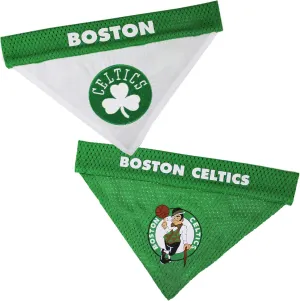 Pets First NBA Dog Bandana - Boston Celtics Reversible Pet Bandana. 2 Sided Home & Away Sports Bandana with a PREMIUM Embroidery TEAM Logo, Small/Medium