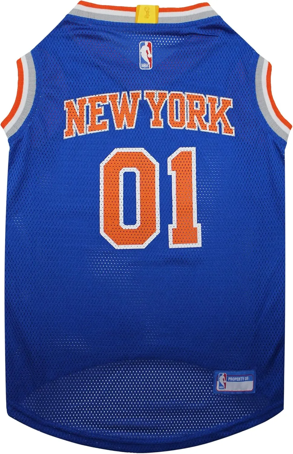 Pets First NBA NEW YORK KNICKS DOG Jersey, Medium - Tank Top Basketball Pet Jersey