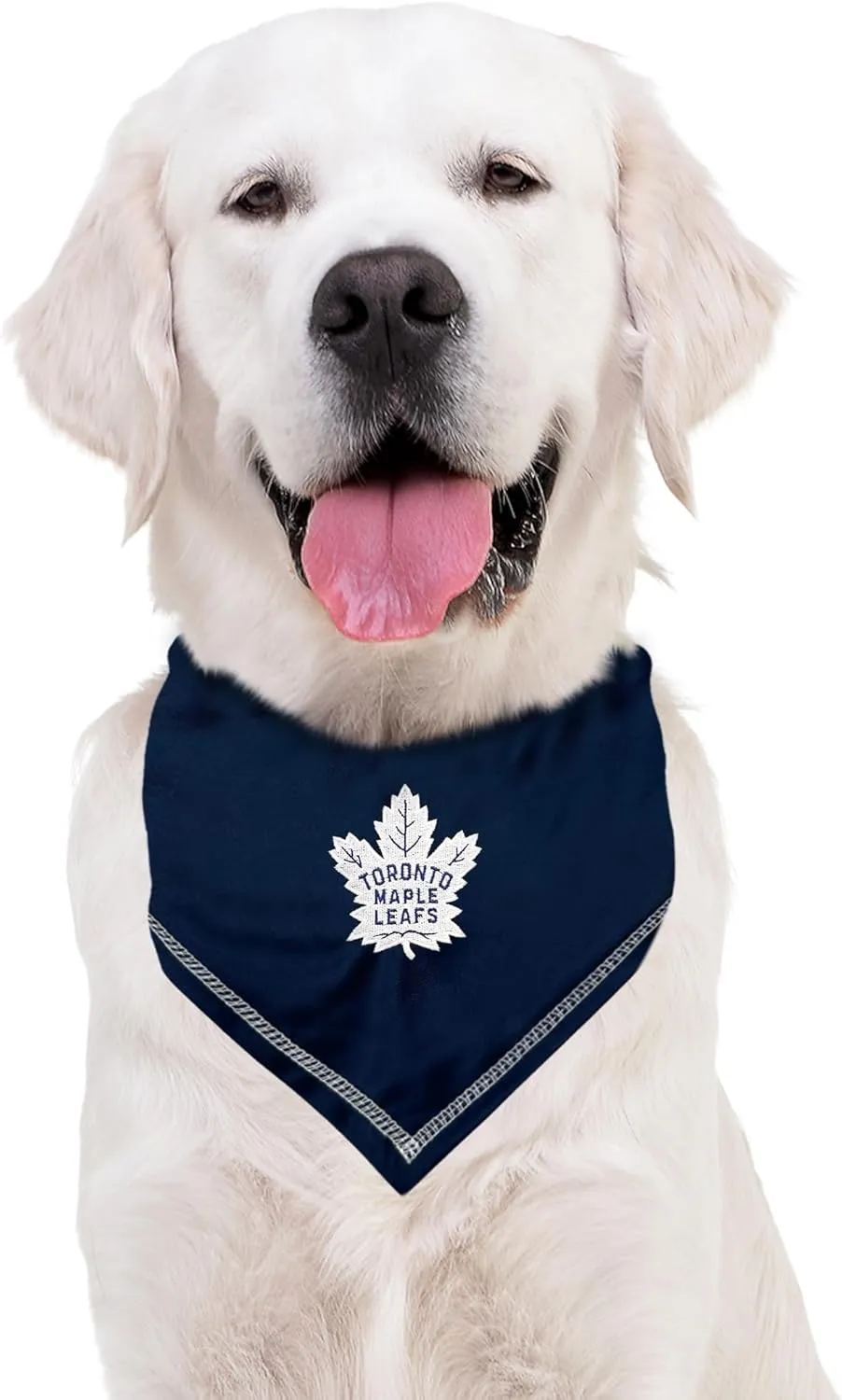 Pets First NHL Toronto Maple Leafs TIE Bandana, Size Small/Medium. Dog Bandana Scarf Bib for Pet Cat Dog. The Ultimate Game-Day, Party Bandana