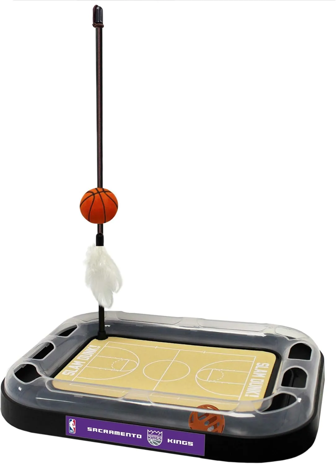 Pets First Sacramento Kings Basketball Cat Scratcher Toy,14 x 11"