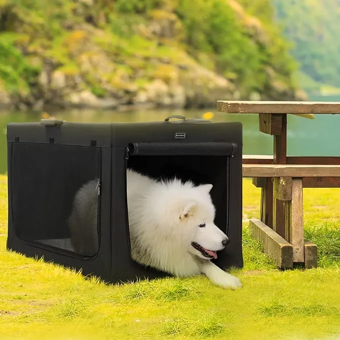 Petsfit - Portable Foldable Pet Dog Puppy Cat Soft Dog Cat Crate - 4 Sizes