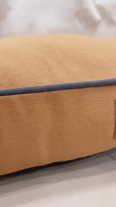 Petter World Comfort Flat Cushion Bed for Dogs Earthy Brown