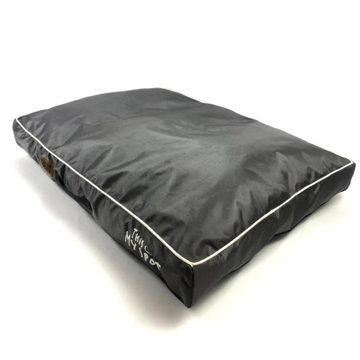 Petter World Waterproof Easy Clean Monsoon Bed with Removable  Washable Cover Steel Grey