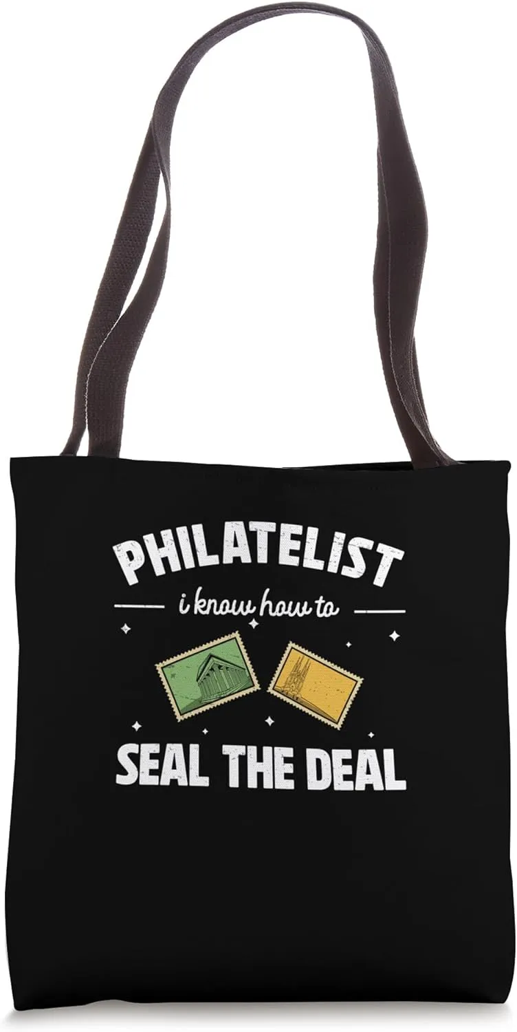 Philatelist I Know How To Seal The Deal Cool Stamp Collector Tote Bag