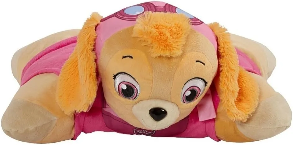 Pillow Pets Paw Patrol Skye Stuffed Animal-16” Nickelodeon Plush Toy, 1 Count (Pack of 1)