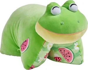 Pillow Pets - Sweet Scented Watermelon Frog Puff - Stuffed Animal - Plush