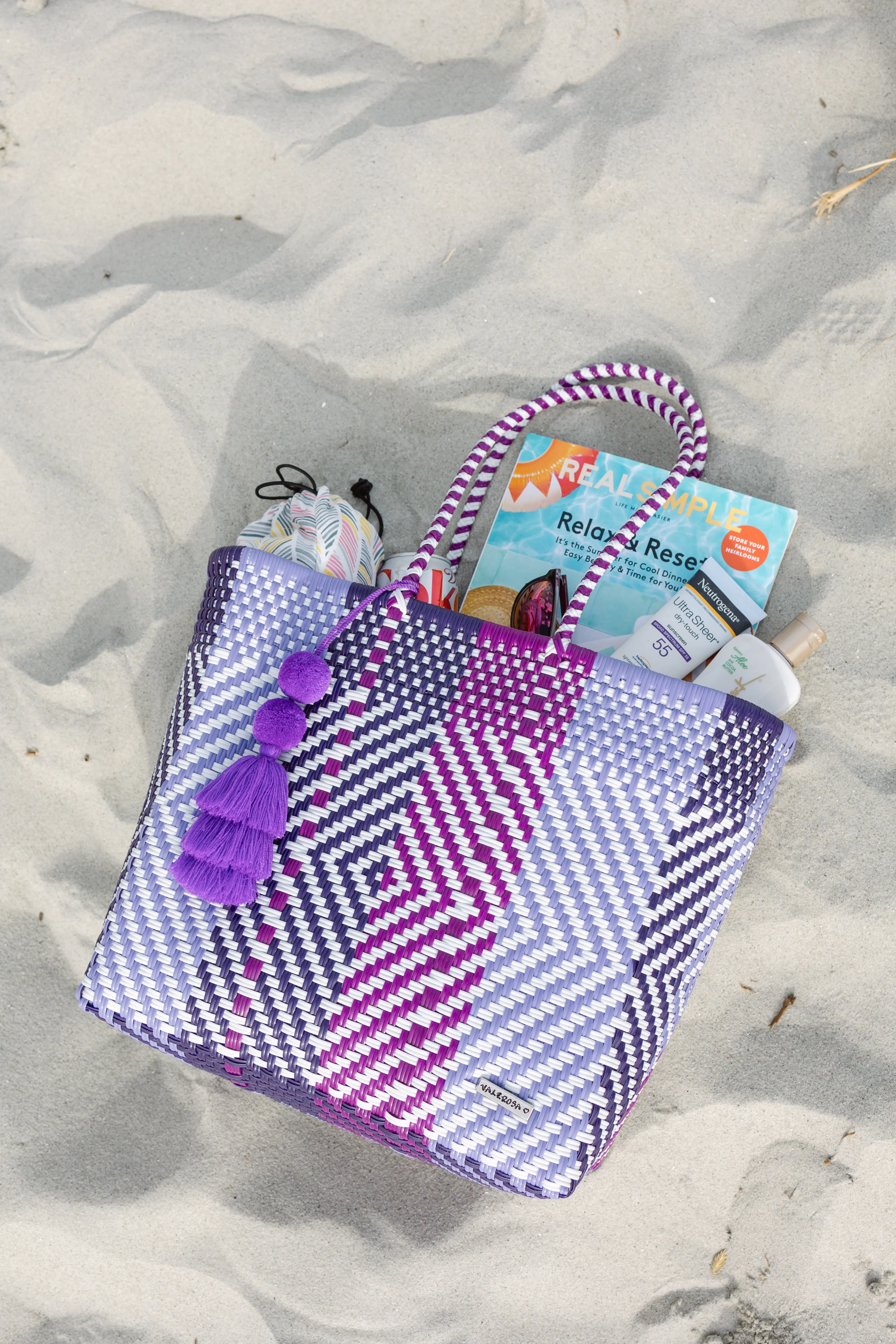Plum Purple Playera Bag