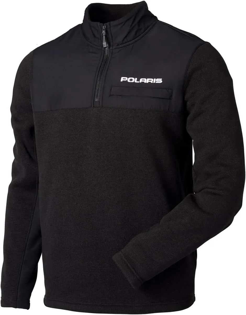 Polaris Men's Titan Thermal Quarter-Zip Sweater – Moisture-Wicking, Breathable Mid-Layer with Comfortable Fit