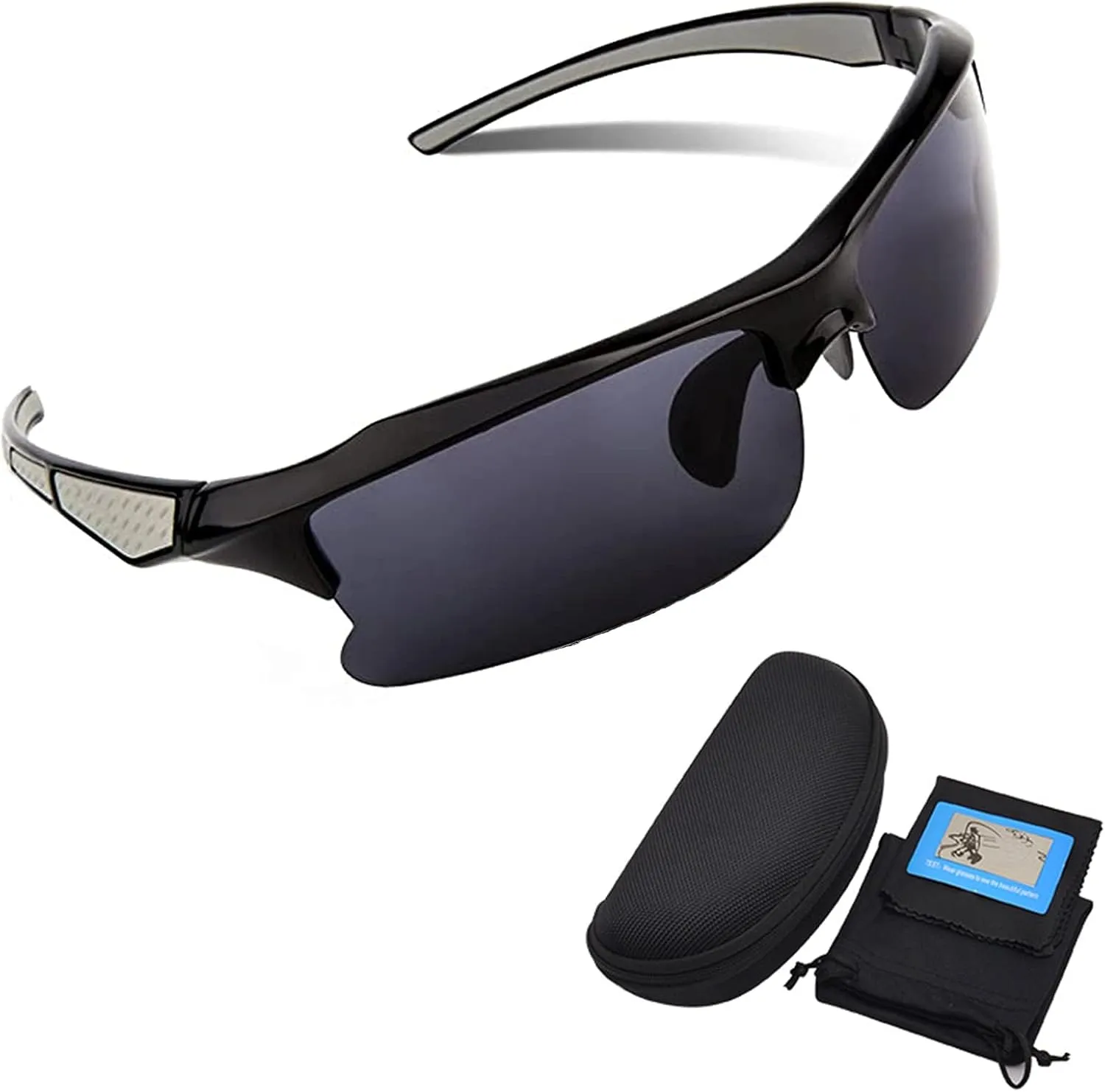 Polarized Sunglasses for Men, Lightweight Sun Glasses with UV Protection for Driving Fishing Golf