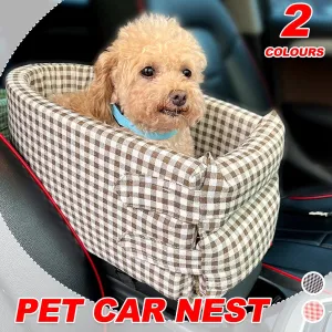 Portable Pet Car Carrier Seat Mat for Dog Cat Travel Comfort Safety