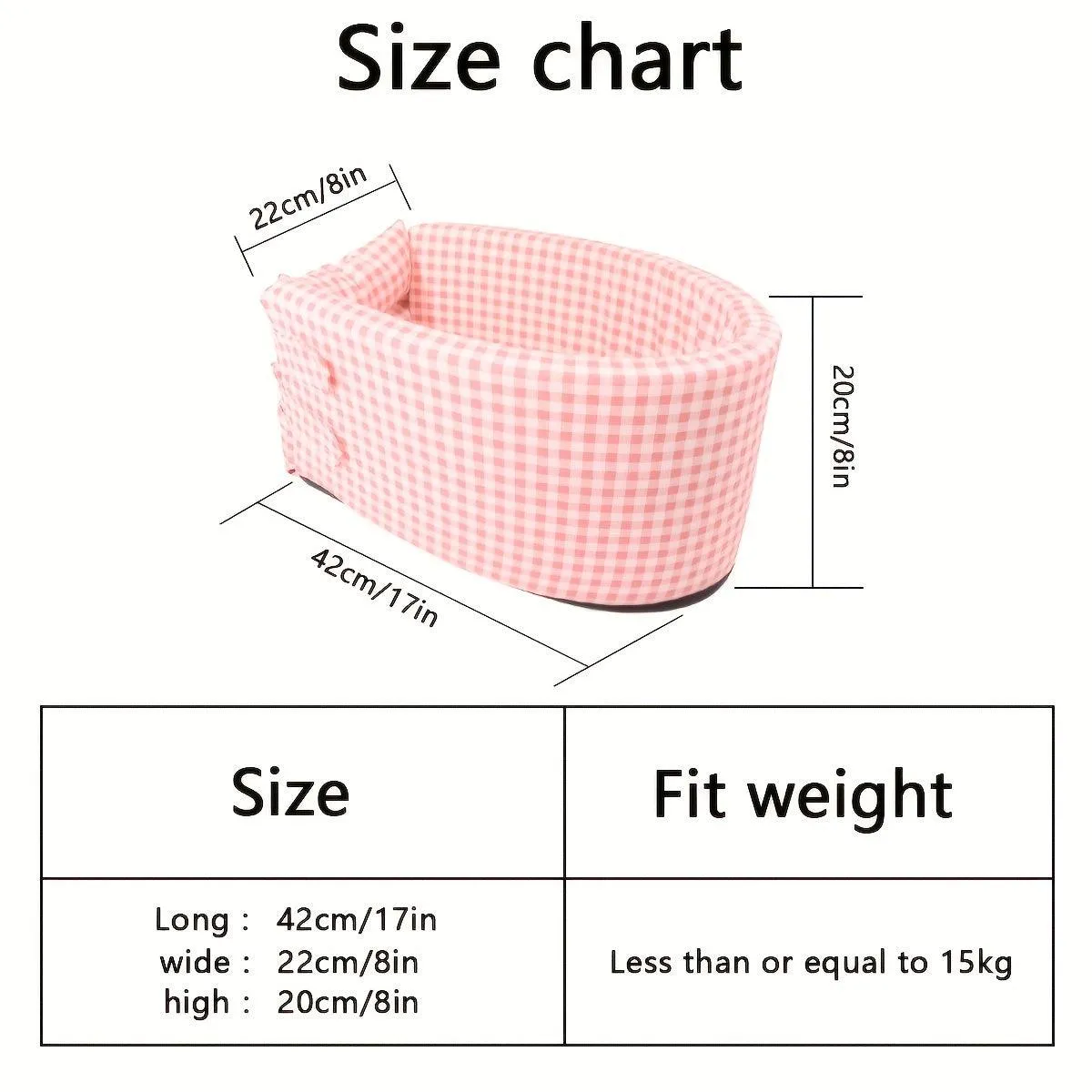 Portable Pet Car Carrier Seat Mat for Dog Cat Travel Comfort Safety
