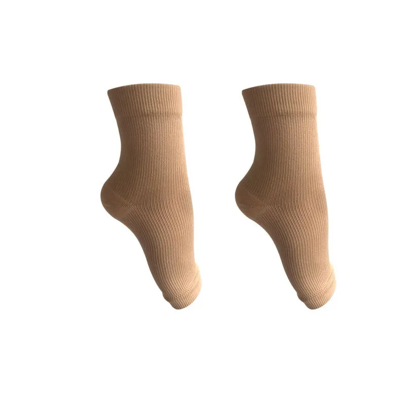 Premium Compression Plantar Fasciitis Socks for Women & Men - Arch & Ankle Support, Heel Pain Relief, Breathable Open Toe Design for Comfort and Quick Dry
