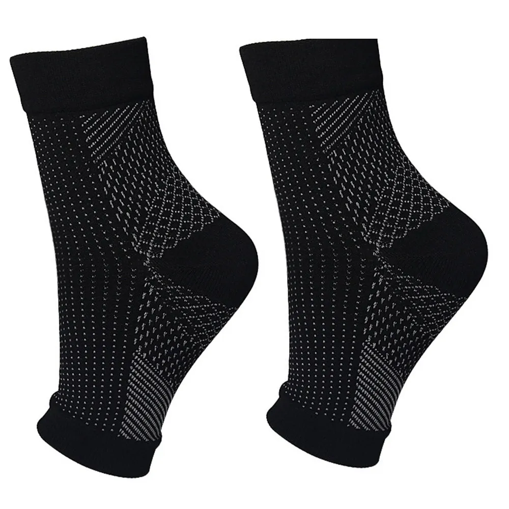 Premium Compression Plantar Fasciitis Socks for Women & Men - Arch & Ankle Support, Heel Pain Relief, Breathable Open Toe Design for Comfort and Quick Dry