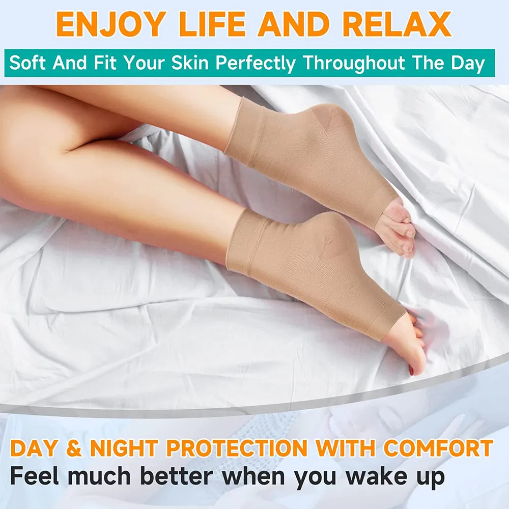 Premium Compression Plantar Fasciitis Socks for Women & Men - Arch & Ankle Support, Heel Pain Relief, Breathable Open Toe Design for Comfort and Quick Dry