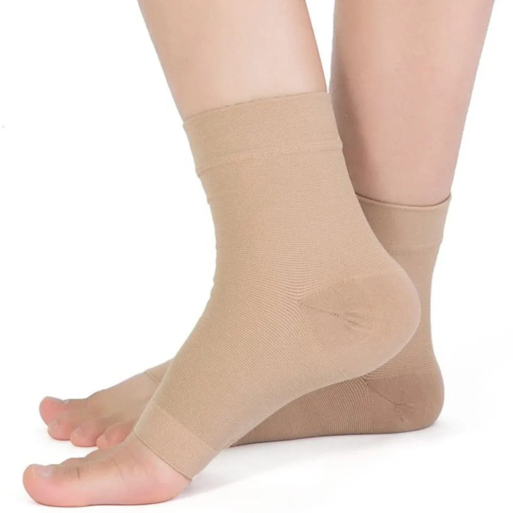 Premium Compression Plantar Fasciitis Socks for Women & Men - Arch & Ankle Support, Heel Pain Relief, Breathable Open Toe Design for Comfort and Quick Dry