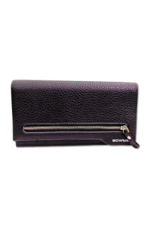 Premium Leather Long Wallet by Bowers - Durable & Stylish
