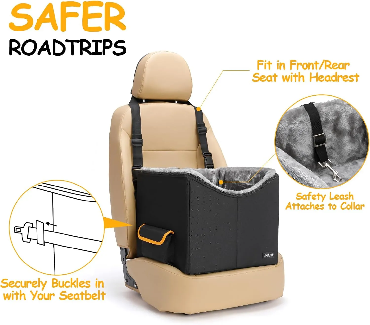 Privacy-focused Dog Dogs. Small Chic for Car Seat