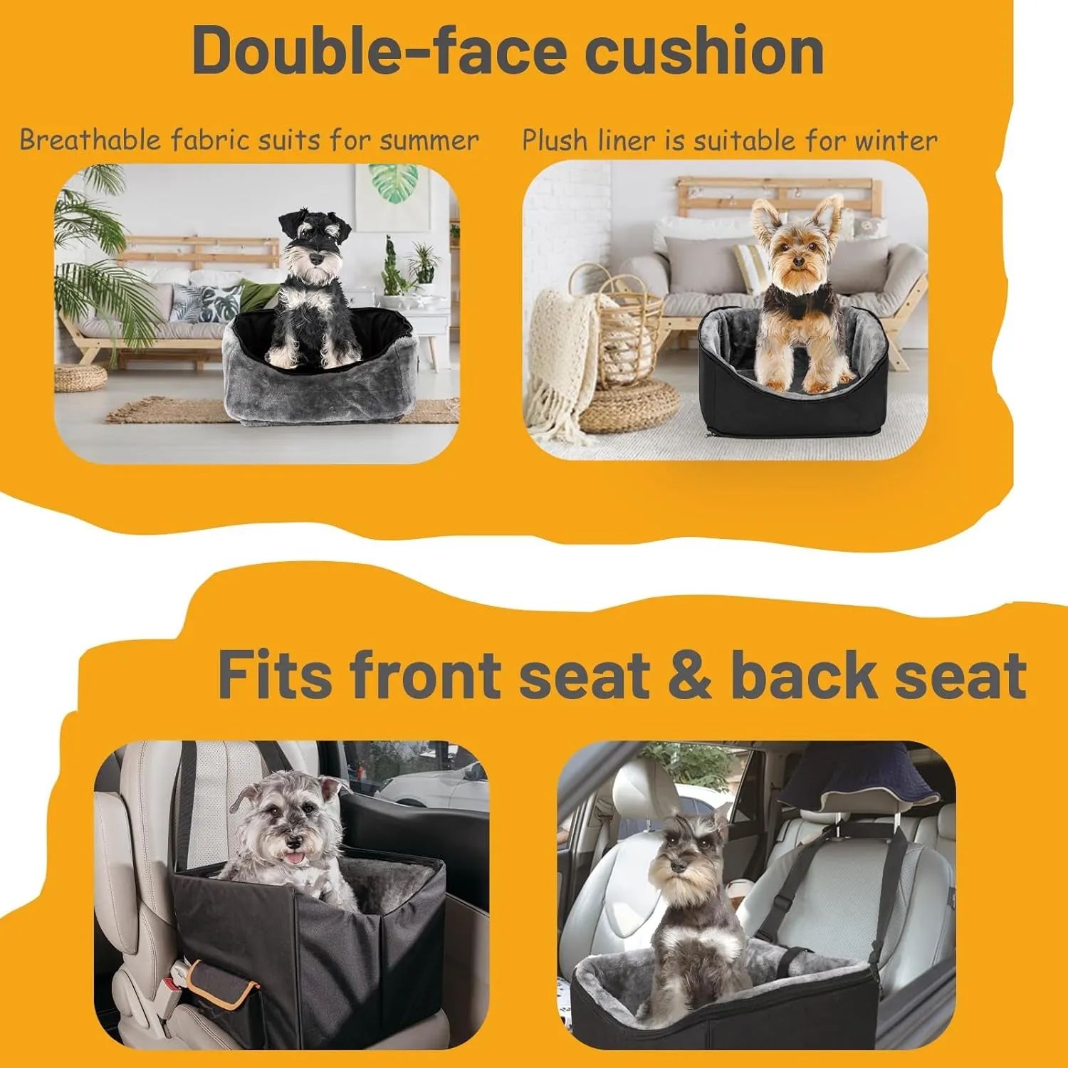 Privacy-focused Dog Dogs. Small Chic for Car Seat