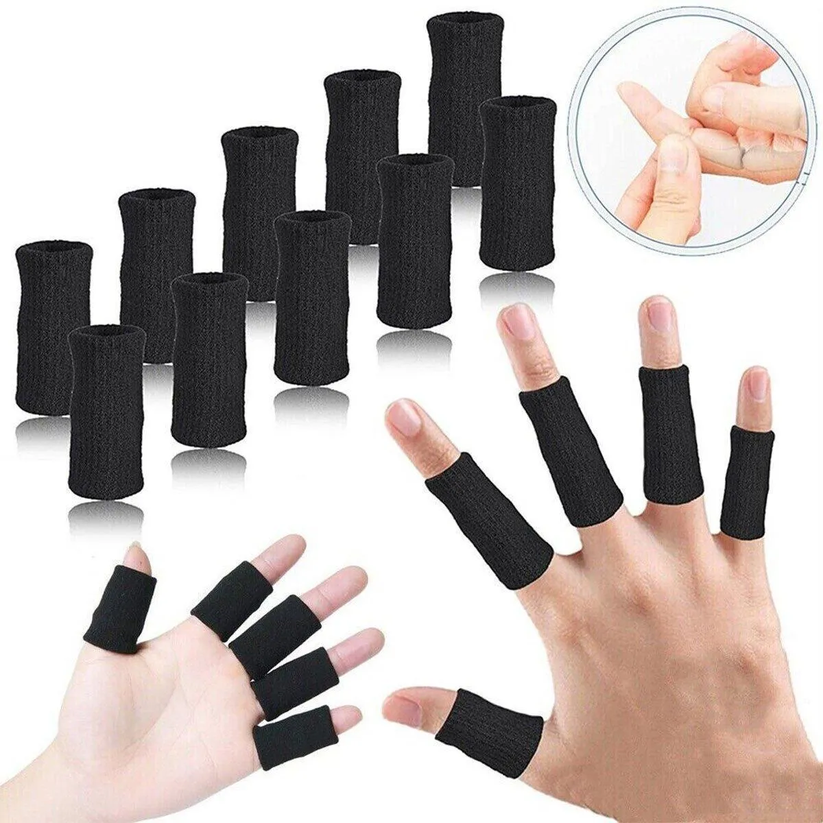 Professional Nylon Finger Support for Basketball and Sports Use