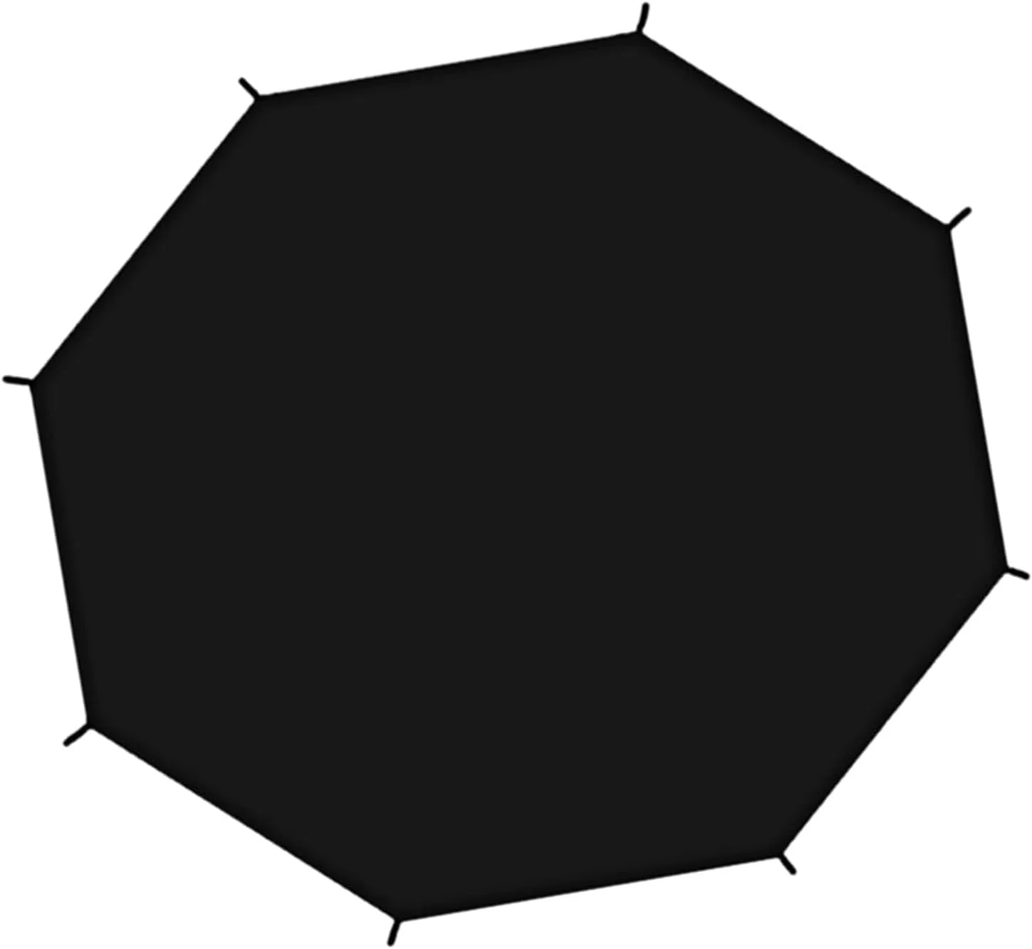 Protective Trampoline Sun Canopy - Tear-Resistant Design for 8 Poles